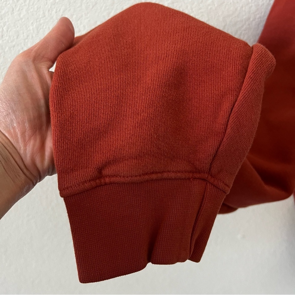 New Eric Emanuel EE Basic Hoodie Pullover Rust Or… - image 5